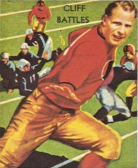 Redskins HB Cliff Battles